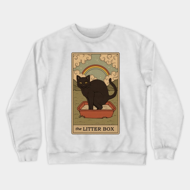The Litter Box Crewneck Sweatshirt by thiagocorrea